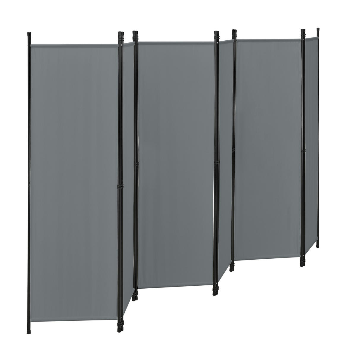 SICHTSCHUTZ Huesca - Dunkelgrau, Textil/Metall (300/2cm) - [en.casa]