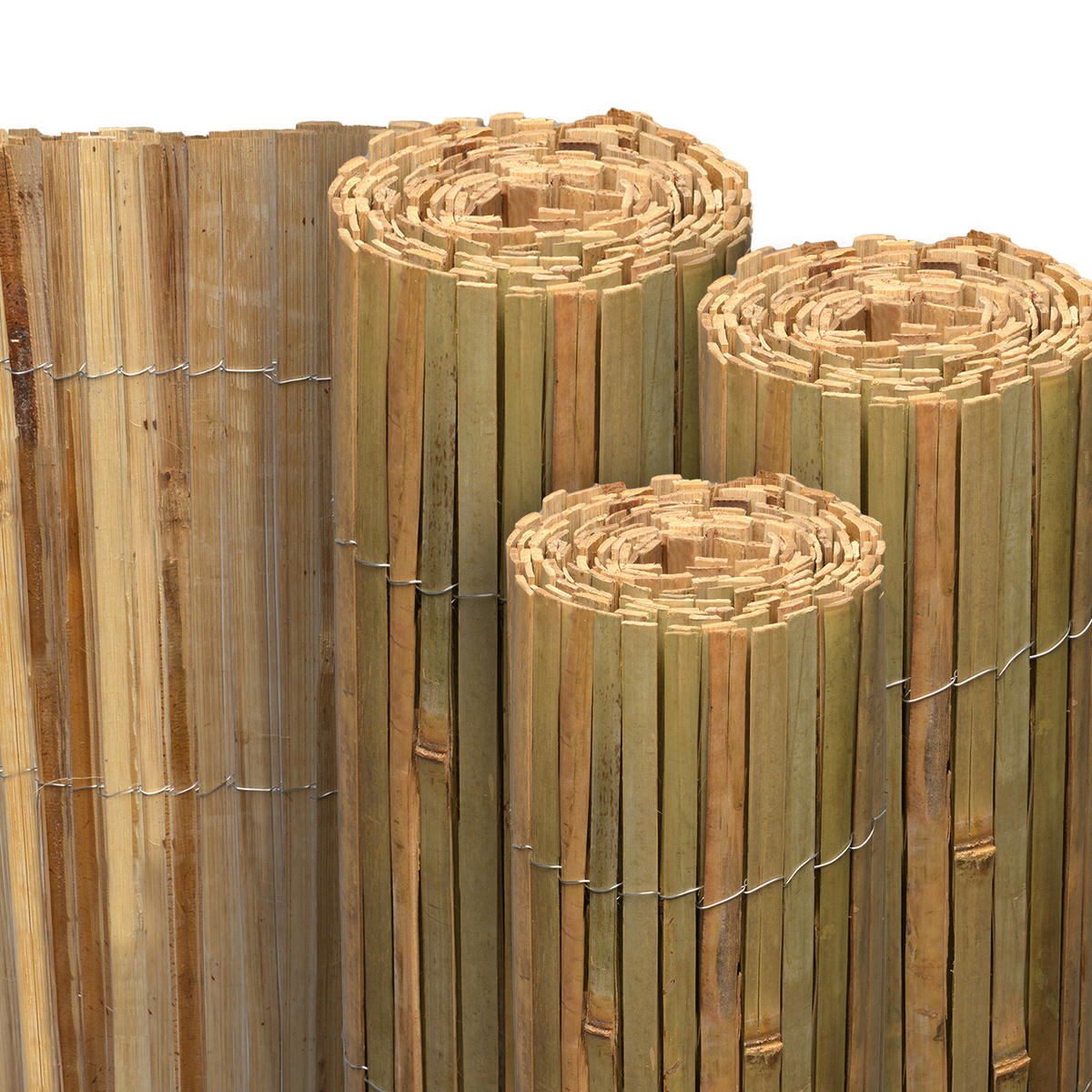 SICHTSCHUTZZAUN SolVision B89 120/600 cm Bambus - Naturfarben, Kunststoff (600/120cm) - Sol Royal
