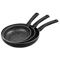 PFANNENSET Schwarz 28/28/5.5 cm KH1562 - Schwarz, Metall - Kinghoff 