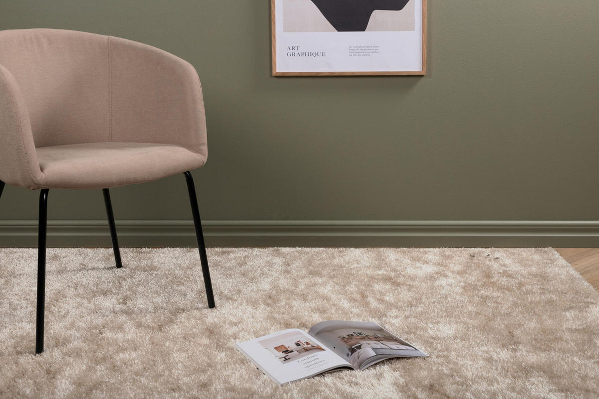 WOHNZIMMERTEPPICH MATTIS Beige 160x230x3 cm - Beige, Textil (160/230cm) - FURNLUX