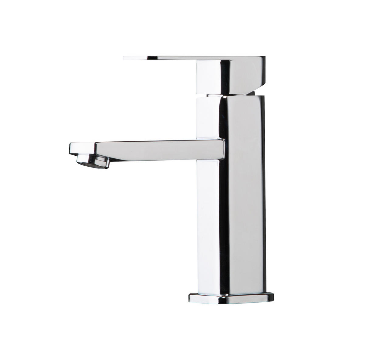 WASCHTISCHARMATUR Pasco Chrom - Chromfarben, Metall (10/20/5cm) - Badplaats