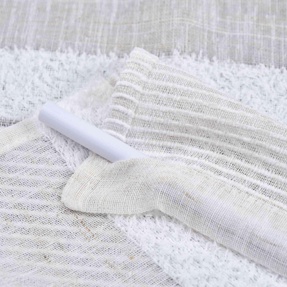 SCHIEBEVORHANG »Halle« HxB 245x60 cm Natur - Naturfarben, Textil (60/245cm) - Gardinenbox