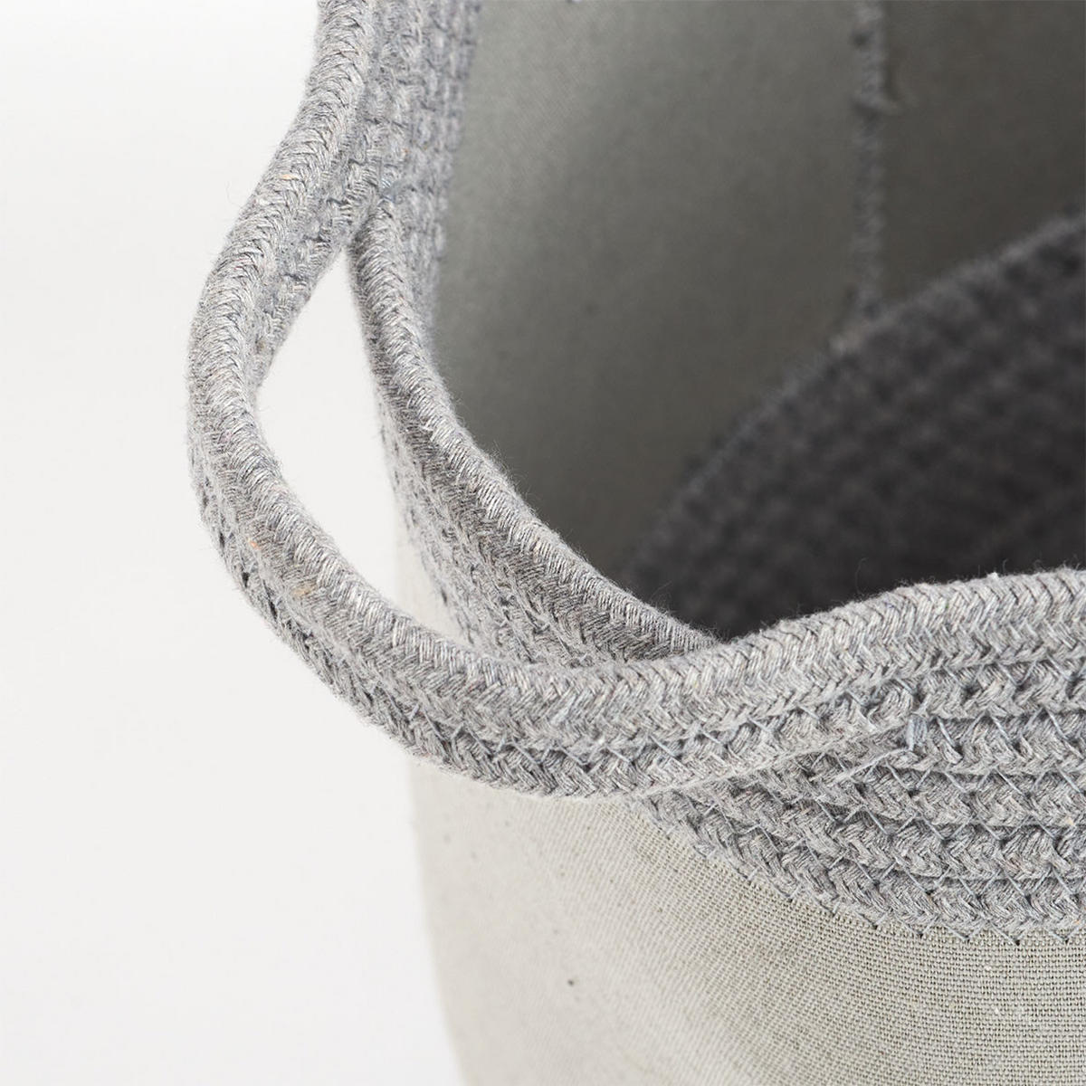 AUFBEWAHRUNGSKORB Löwe - Grau - Ø 30cm - Grau, Textil (30/30cm) - Zeller Present