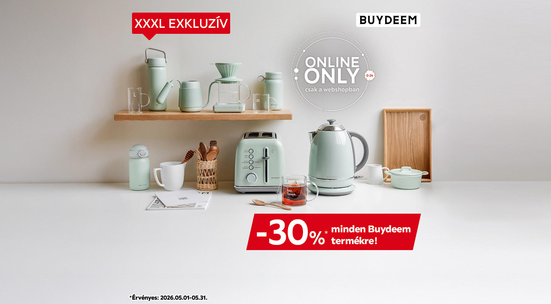 -30% minden Buydeem termékre