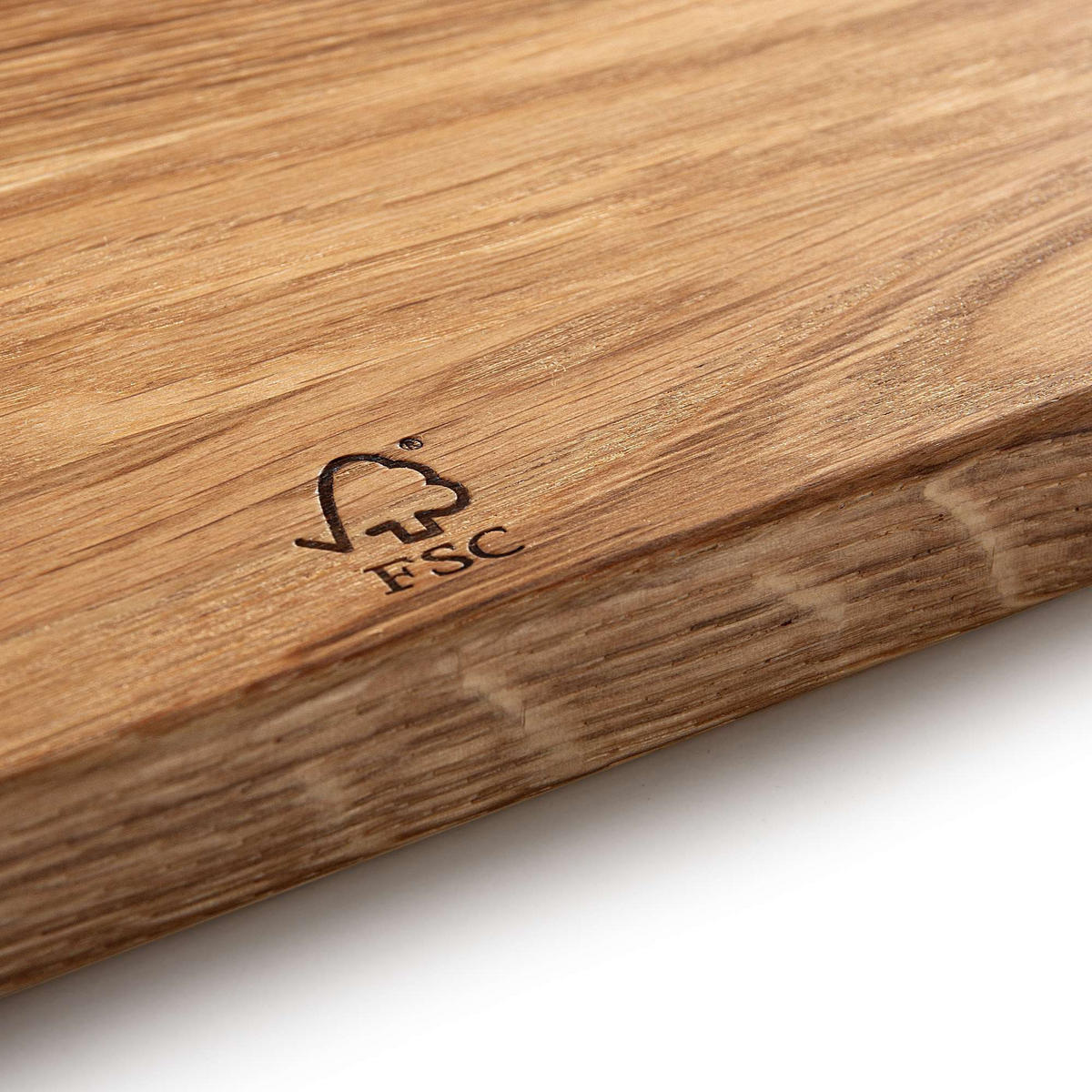 SCHNEIDEBRETT Solida - Eichefarben/Braun, Holz (20/30cm) - KONSIMO®
