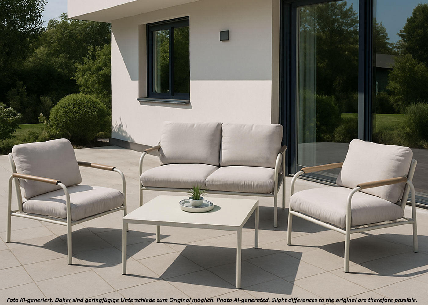 GARTENBANK Rot - Rot, Metall (125/81/81cm) - MCW