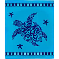 STRANDTUCH XL Mikrofaser Blau 140x170 220g/m² - Galapagos - Blau, Textil (140/170cm) - LE COMPTOIR DE LA PLAGE