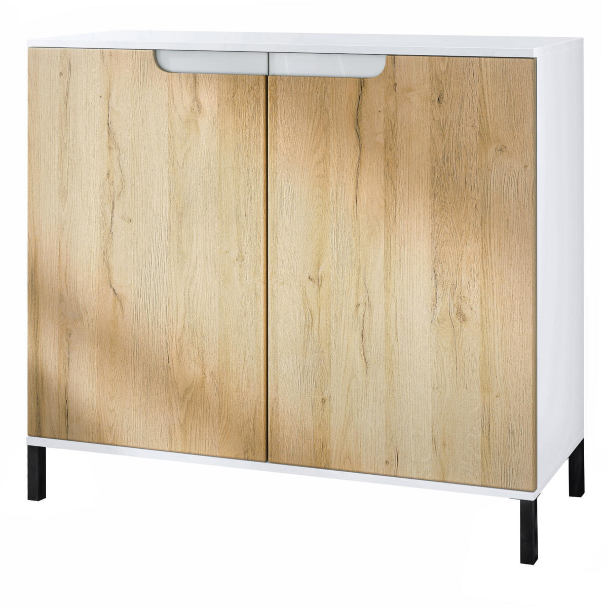 KOMMODE Sylt Eiche Natur - Eichefarben, Holzwerkstoff (92.5/83.5/35cm) - Vladon