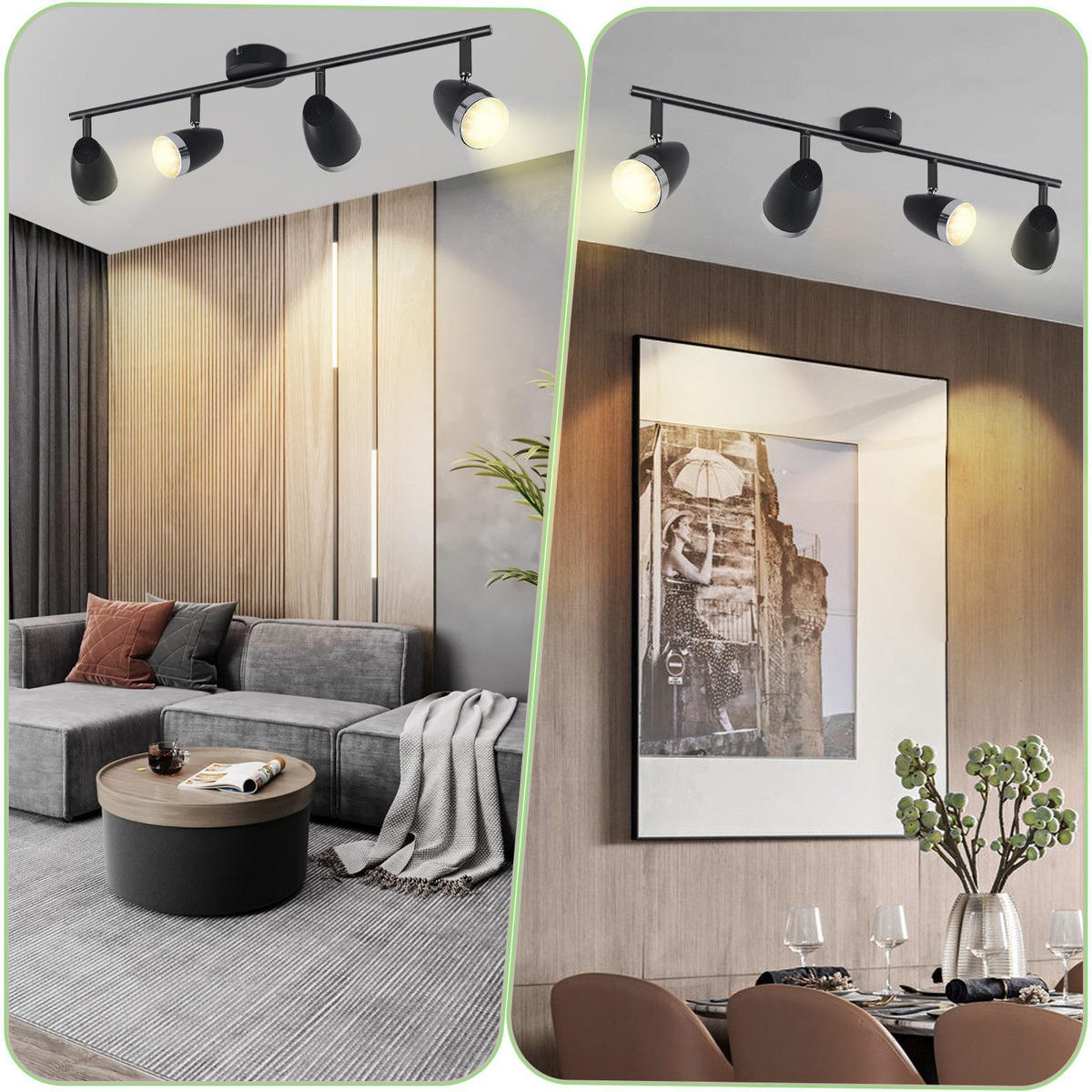 LED-DECKENLEUCHTE Leggitt 60/15.5/80cm - Dunkelgrau, Metall (60/15.5/80cm) - Nettlife