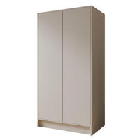 SCHRANK Kaschmir ALA Glatt Ohne Spiegel Ohne Griffe - Ecru, Holzwerkstoff (102/200/51cm) - Sepro Meble