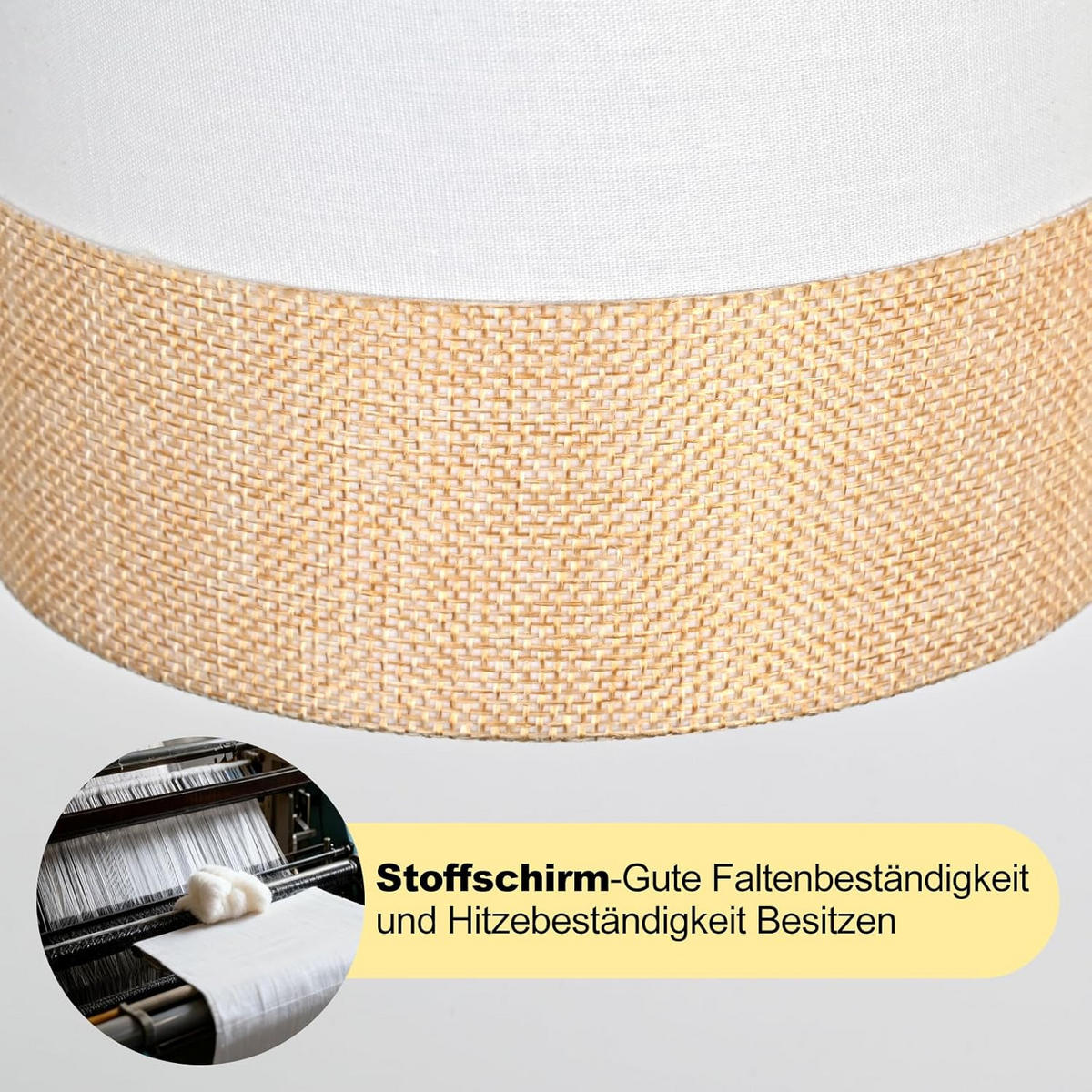 TISCHLEUCHTE BRAUN Ⅲ 16/12/36 cm - Weiß, Metall (16/12/36cm) - Nettlife