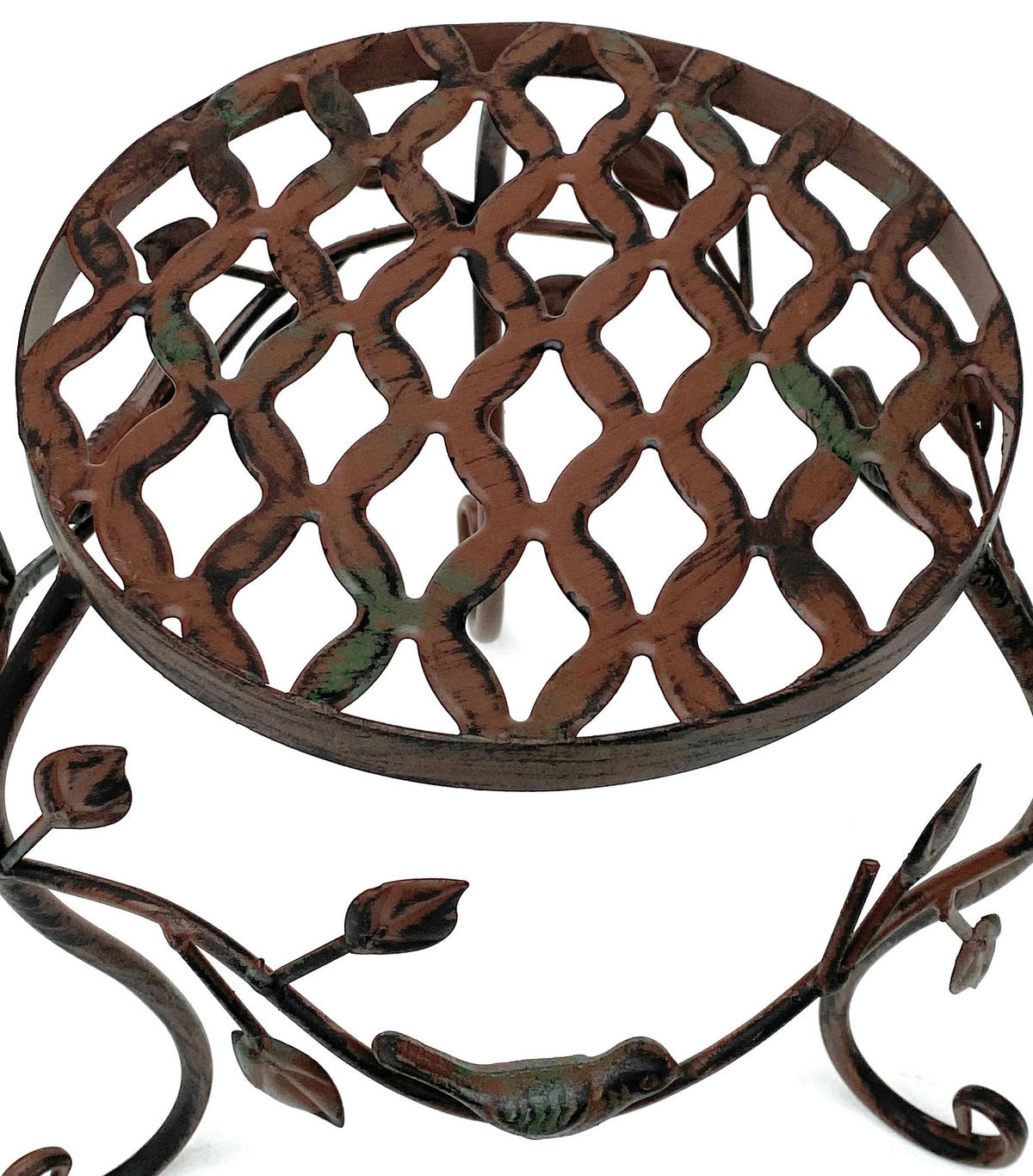 BLUMENHOCKER Metall Braun 30/30/30 cm - Braun, Metall (30/30/30cm) - DanDiBo