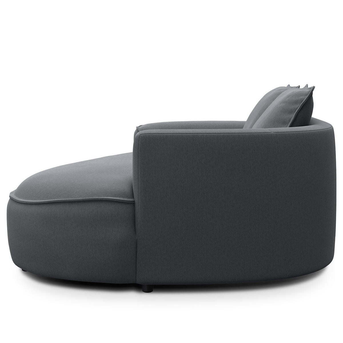 2,5-SITZER SOFA - Grau, Textil (217/82/156cm) - home24