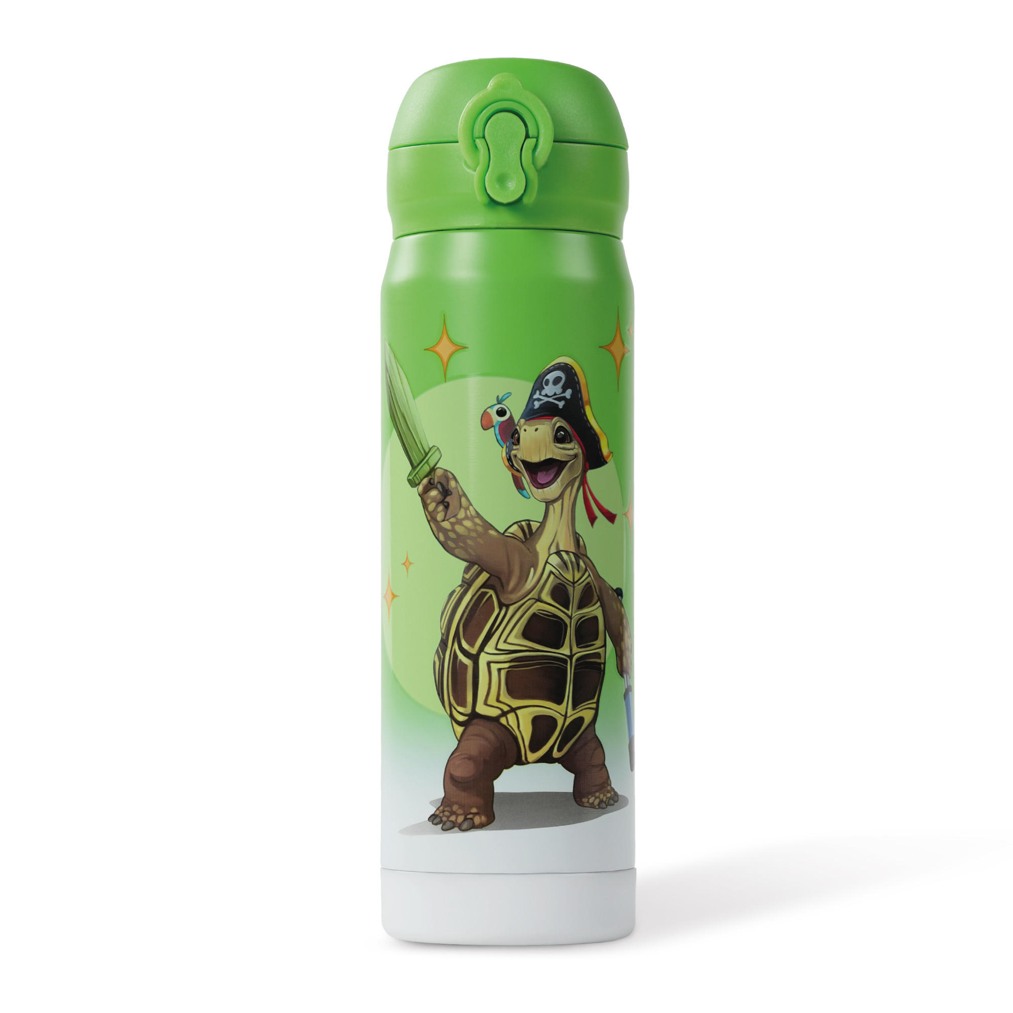 TRINKFLASCHE Kinder 380 ml - Grün, Kunststoff (0.38L) - Stoneline