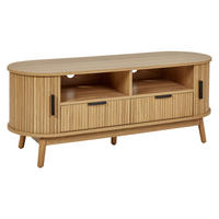 TV STOLEK Hnědý Selah - hnědá, kompozitní dřevo (120/47/40cm) - Beliani