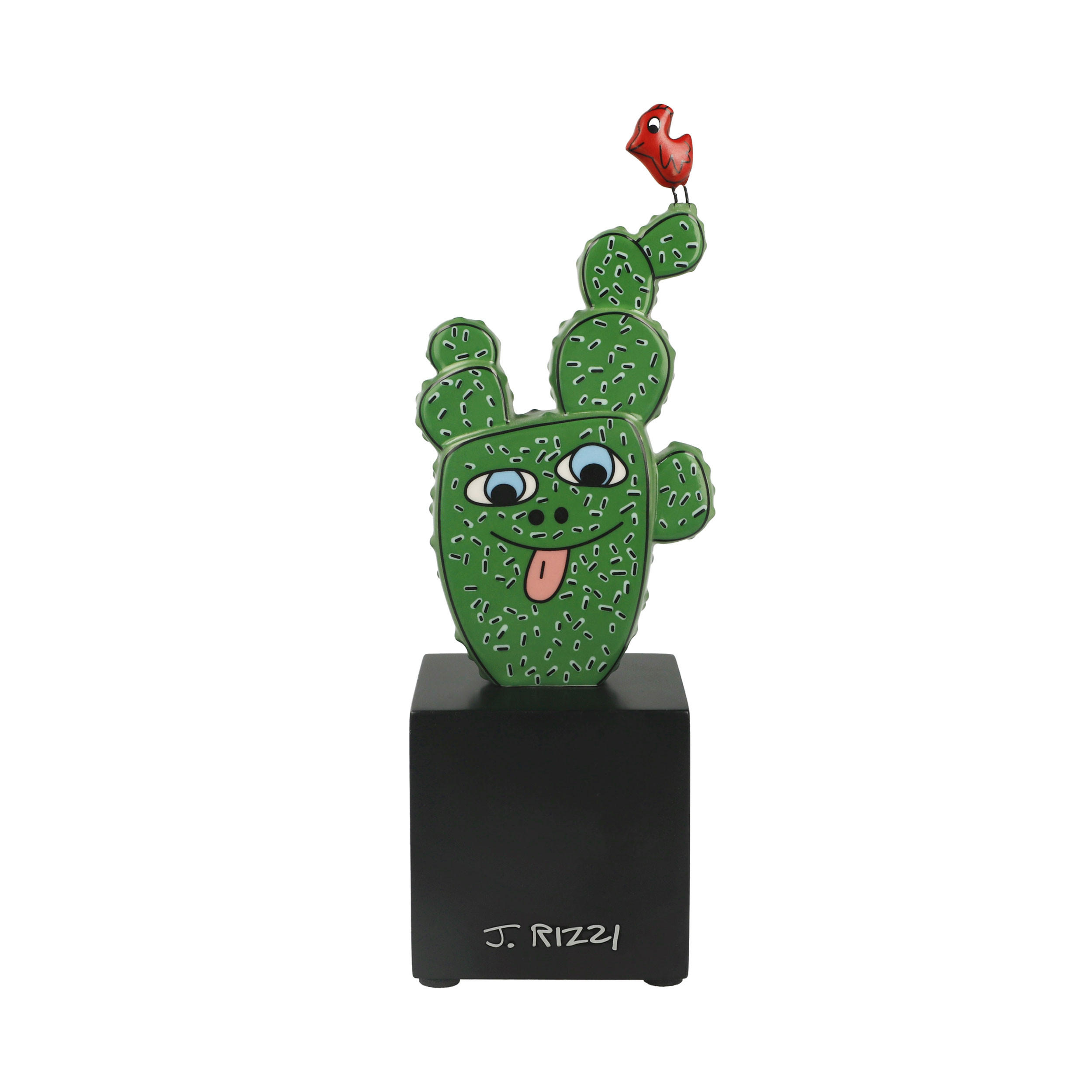 DEKOFIGUR James Rizzi -Cactus in Texas, Porzellan, Bunt, 22 cm - Multicolor, Keramik (7/22/7.5cm) - Goebel
