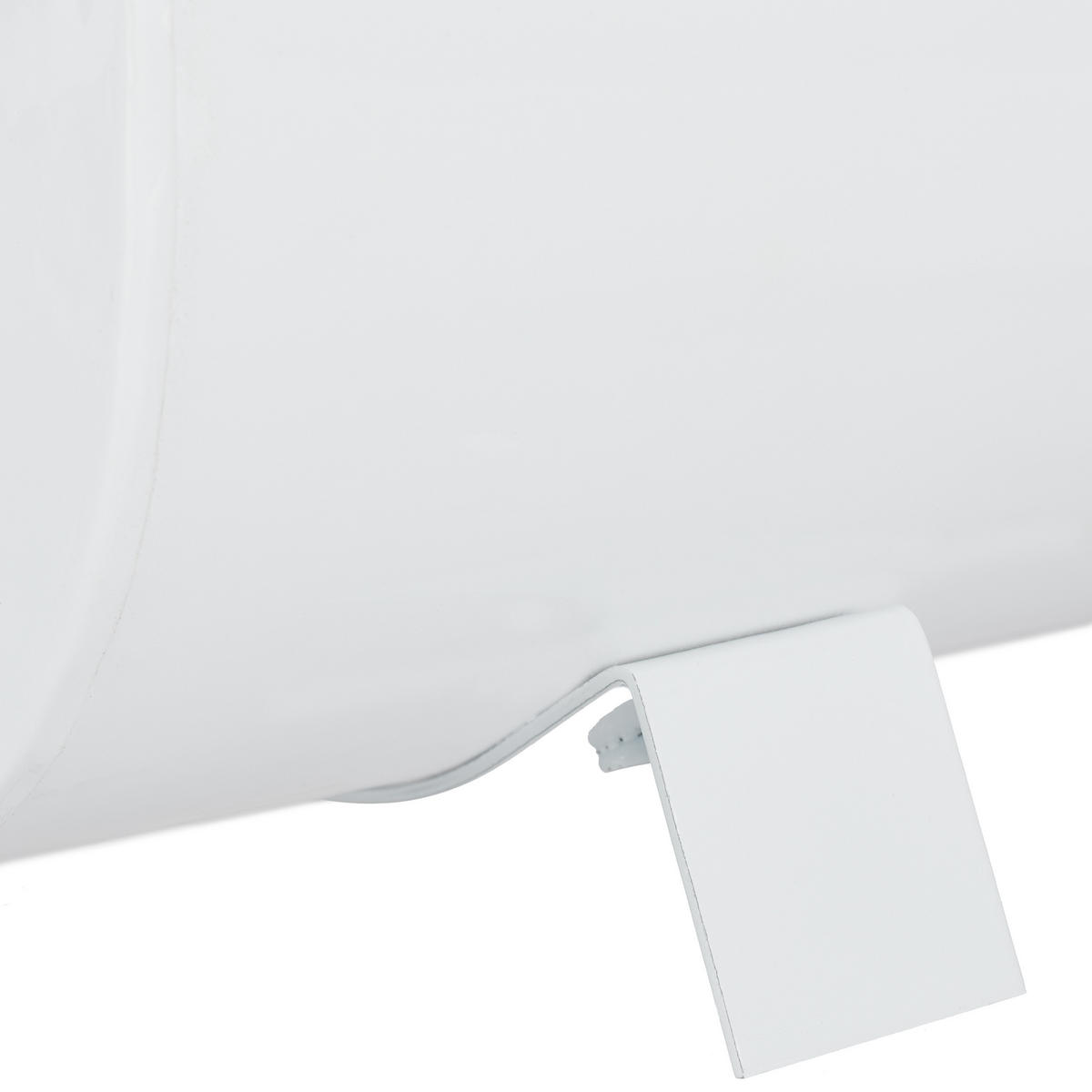 2xBLUMENKASTEN - Weiß, Metall (61/16.5/14cm) - Relaxdays