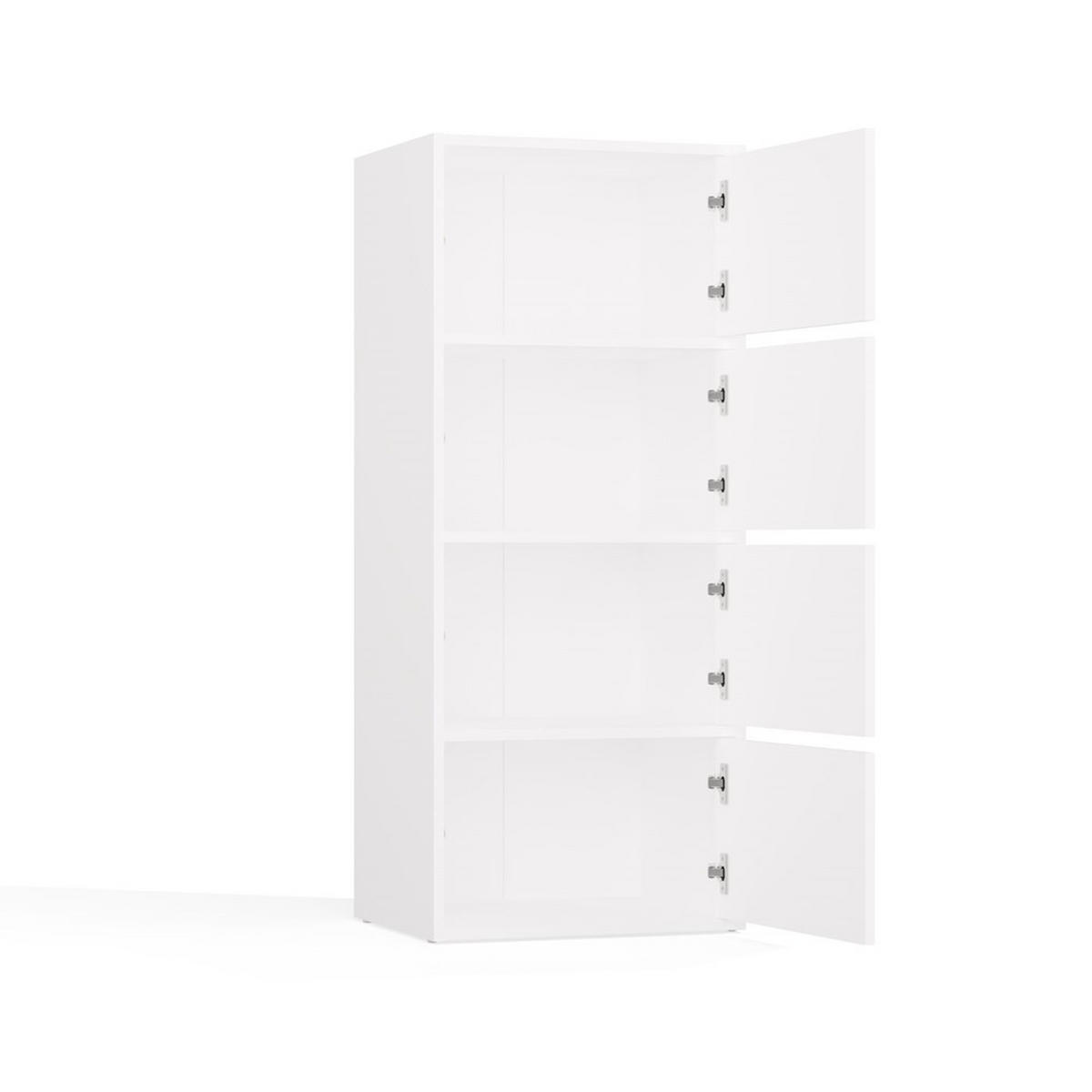 HIGHBOARD Kate - Weiß, Holzwerkstoff (50/119/40cm) - kommodly