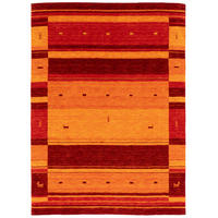 NATUR WOLLE TEPPICH GABBEH ESTA - Rot, Textil (70/300cm) - Pergamon