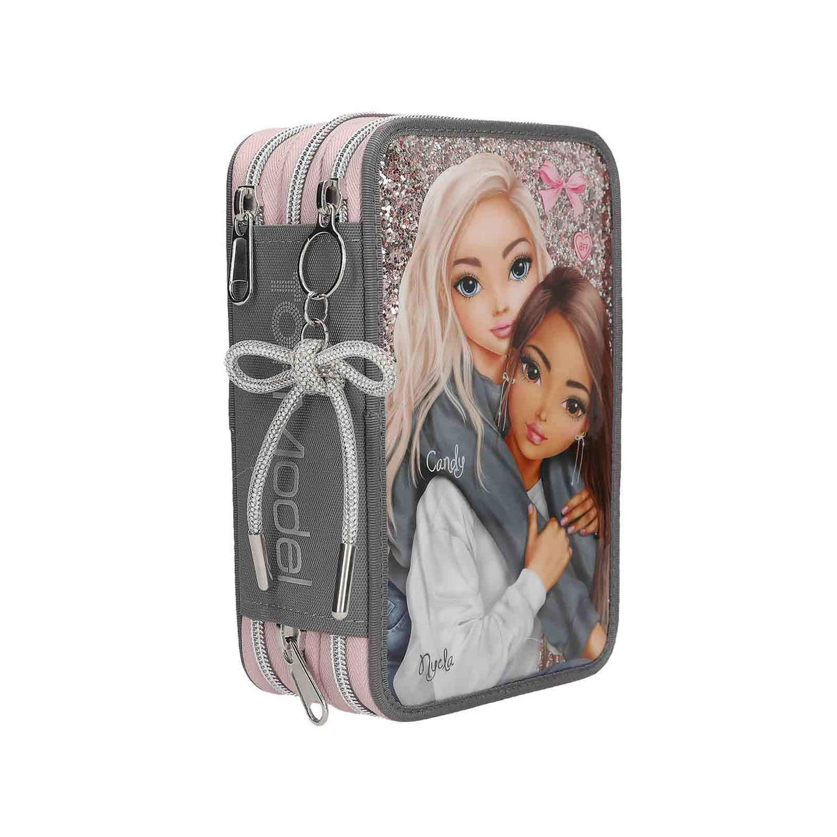 3-FACH FEDERTASCHE MY BFF TOPModel altrosa 7,5 x 13 x 20 cm - Altrosa, Kunststoff (13/20/7.5cm) - Depesche Germany