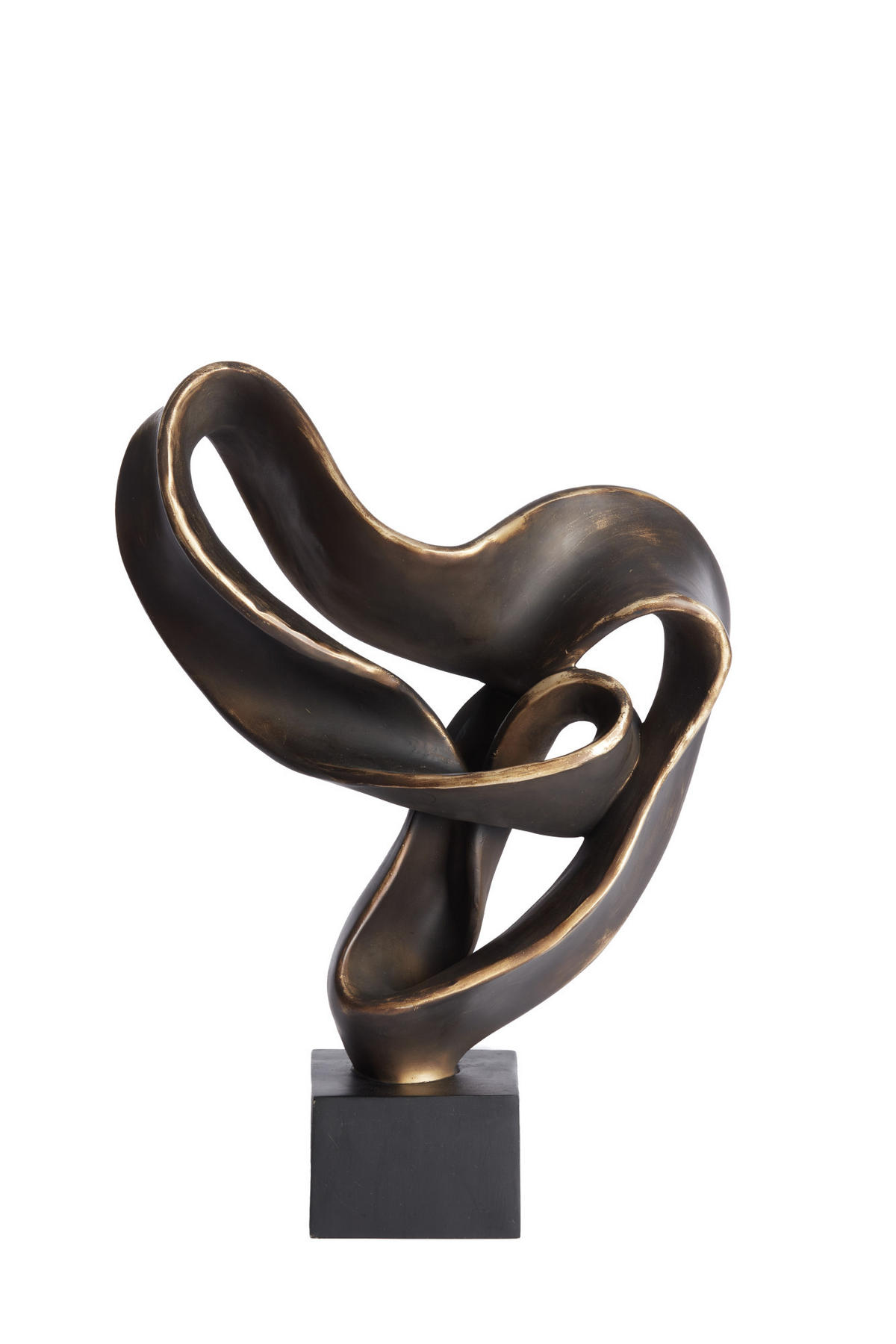 ORNAMENT Kajan Bronze 33/14,5/44,5 cm - Bronzefarben, Kunststoff (14.5/44.5/33cm) - Light & Living