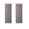 SCHLAUFENSCHAL Evi 2er Set mittelgrau - Grau, Textil (135/245/245cm) - Magma Heimtexx