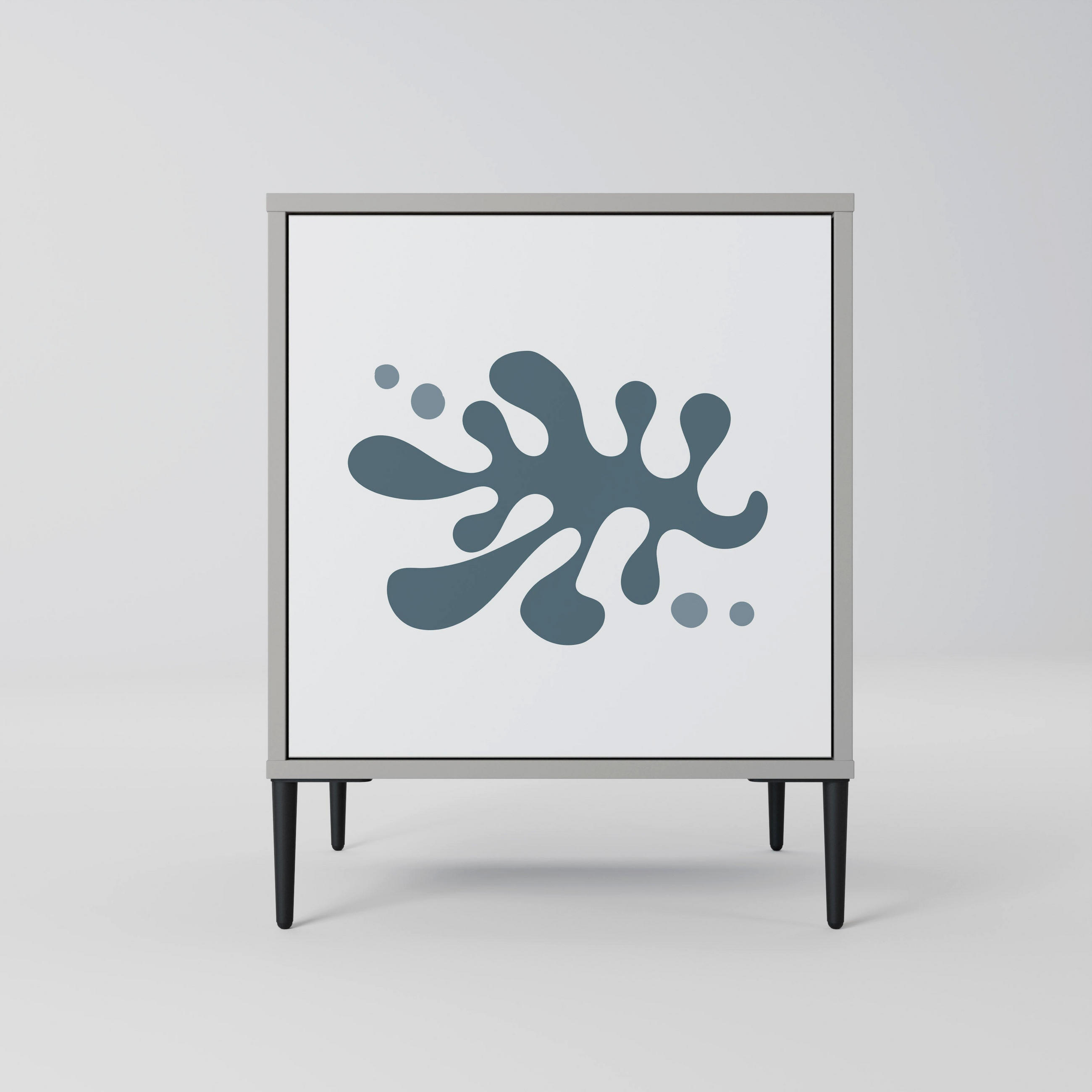 SpaceRebels Sideboard Grau 57.5x72.5x42 cm