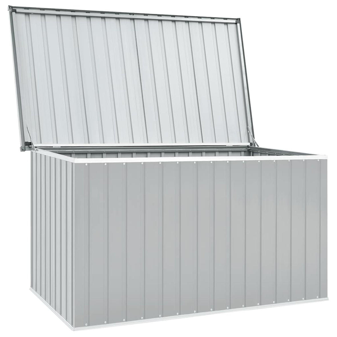 GARTENBOX GRAU 171X99X93 CM - Grau, Metall (91/93/161cm) - vidaXL