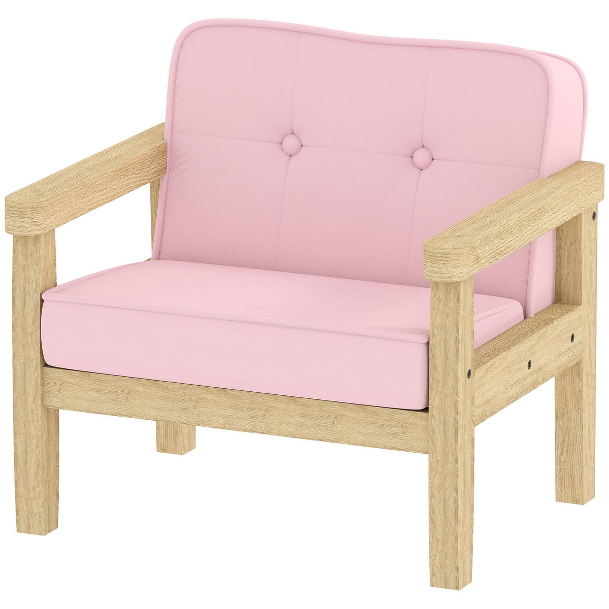 SPIELKÜCHE DE-10490 mit Eismaschine, Herd & Tafel Weiß - Pink, Holzwerkstoff (46.5/44/45cm) - ComfortXL