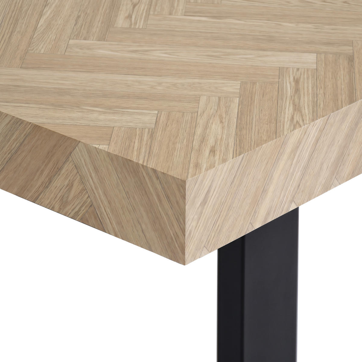 JÍDELNÍ STŮL Axis, obdélníkový, rozkládací, 160–240 cm, dubová barva - černá/barva dubu, kov (90/160/75cm) - Beautysofa