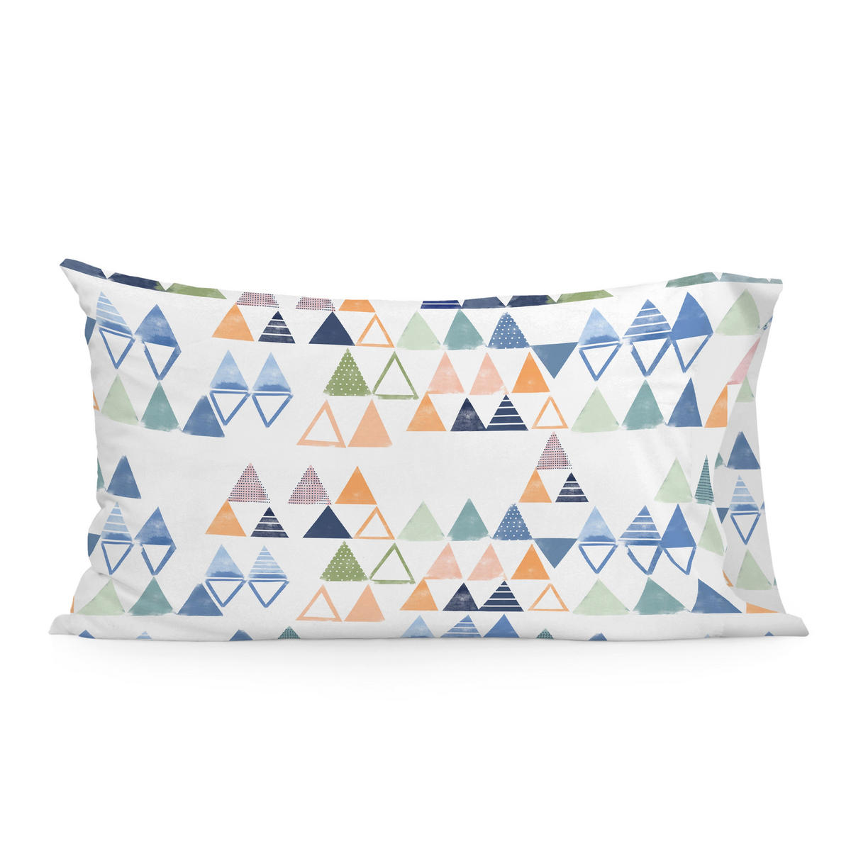 KISSENBEZUG mountain 80x80 cm mehrfarbig - Multicolor, Textil (80/80cm) - Happy Friday