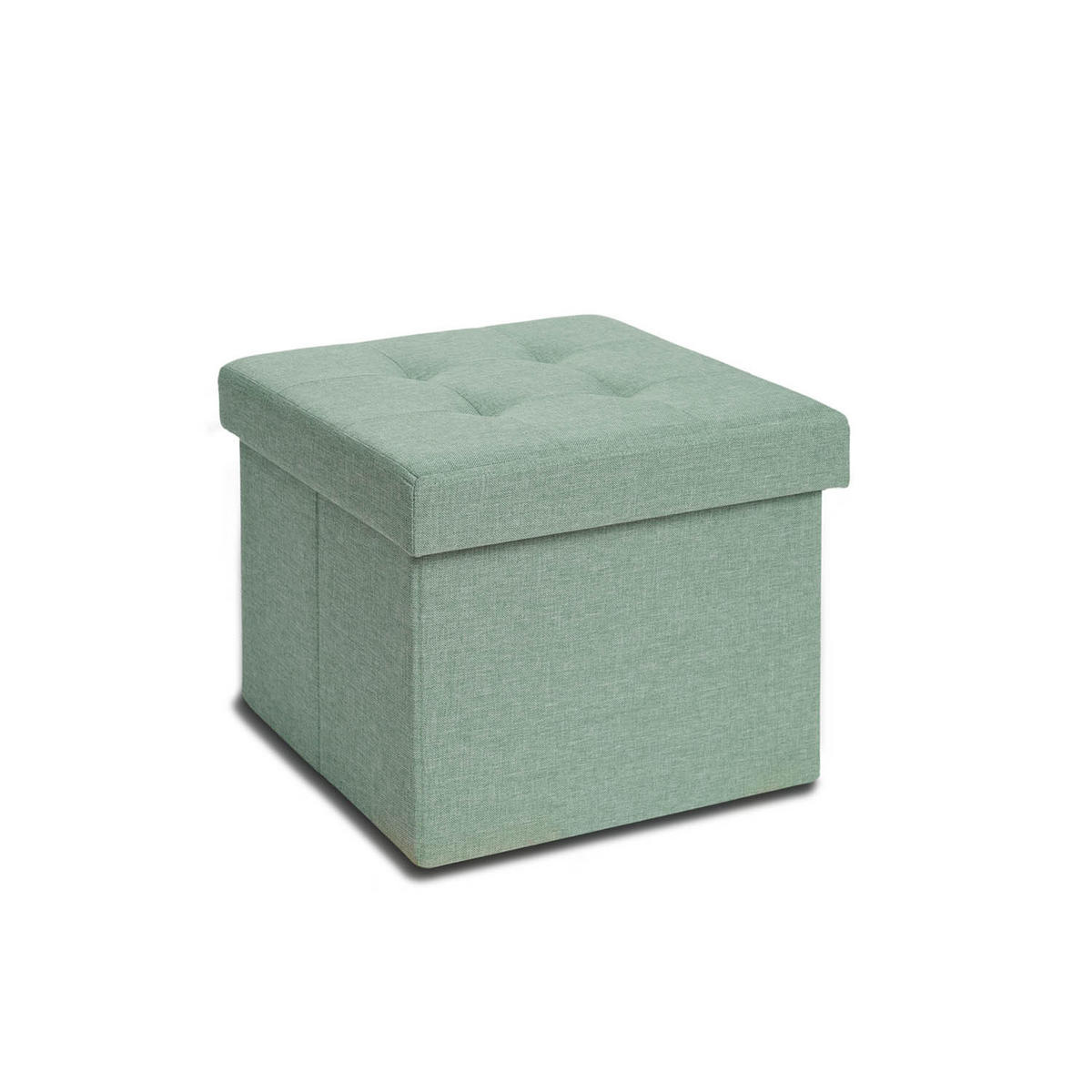 SITZHOCKER 41/31/31 cm, Türkis - Türkis, Kunststoff (31/31/41cm) - Blumtal