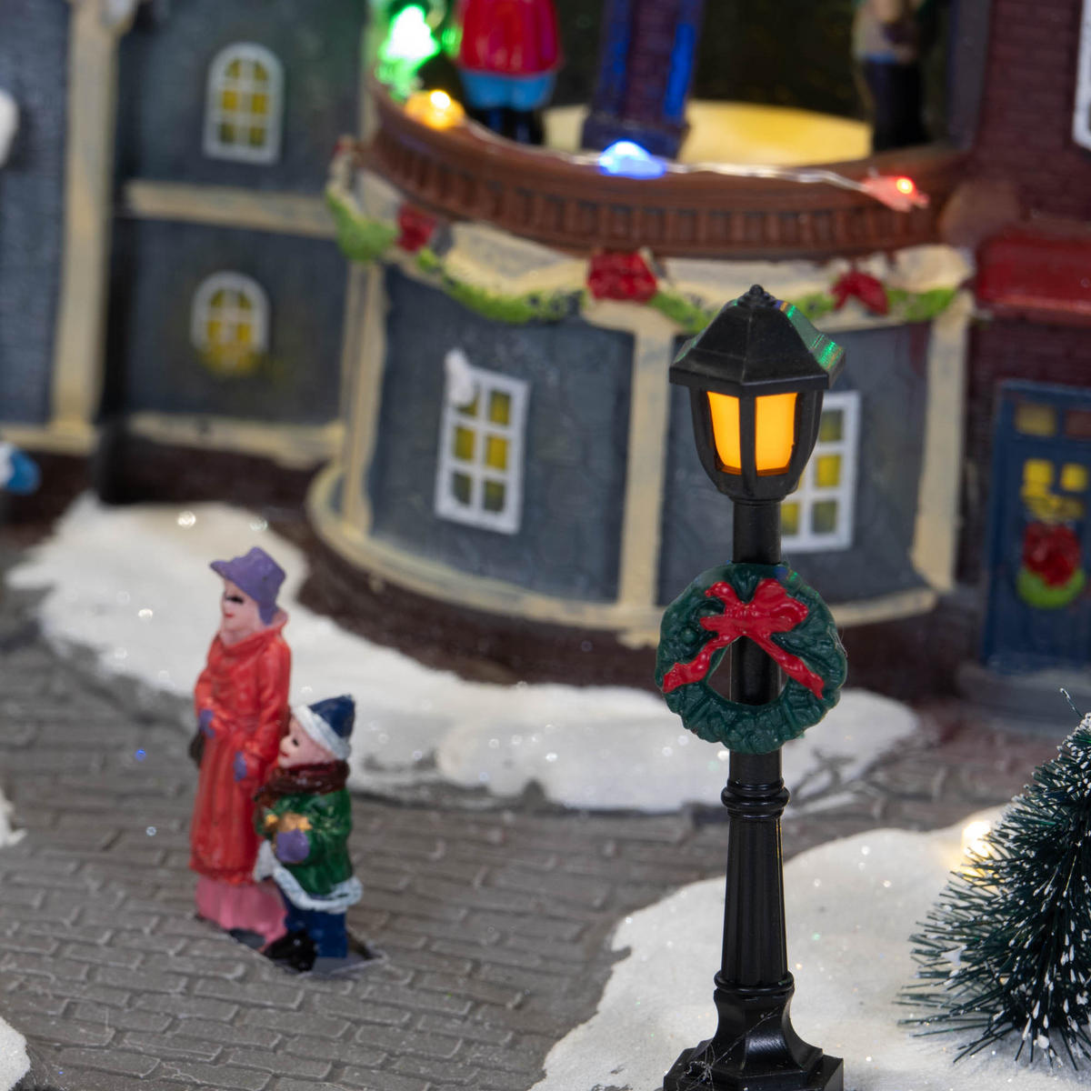 WEIHNACHTSDORF mit Beleuchtung 45/20,5/29,5 cm - Multicolor, Kunststoff (20.5/29.5/45cm) - Fééric Lights and Christmas