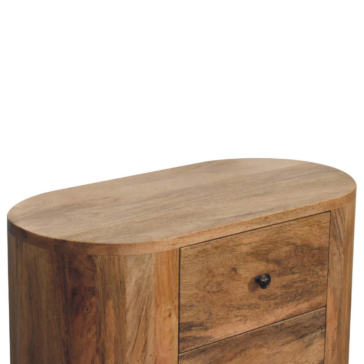 SCHRANK in Eichengleichem Finish, 3-Schublades, Beige - Messingfarben/Braun, Holz/Metall (60/65/30cm) - Artisan Furniture