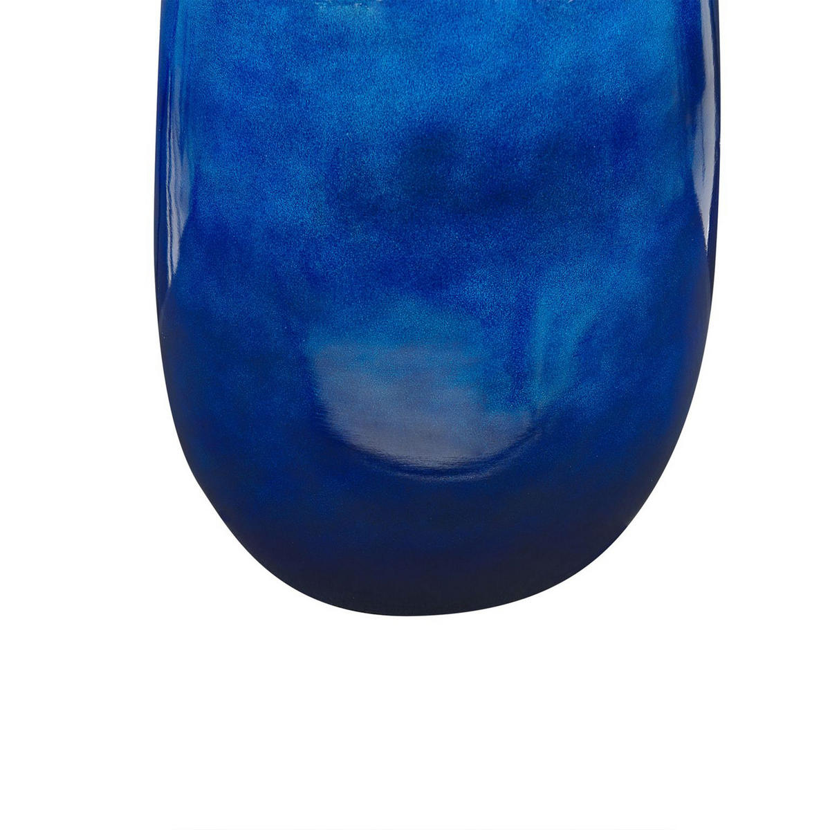 BLUMENVASE Terrakotta blau Vitoria - Blau, Stein (45cm) - Beliani