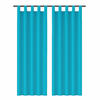 SCHLAUFENSCHAL blickdicht 140x145 cm Türkis 2er-Pack - Türkis, Textil (140/145cm)