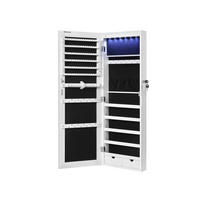 SCHMUCKSCHRANK DUBAI - Weiß, Holzwerkstoff (10/108/37cm) - Hansiro