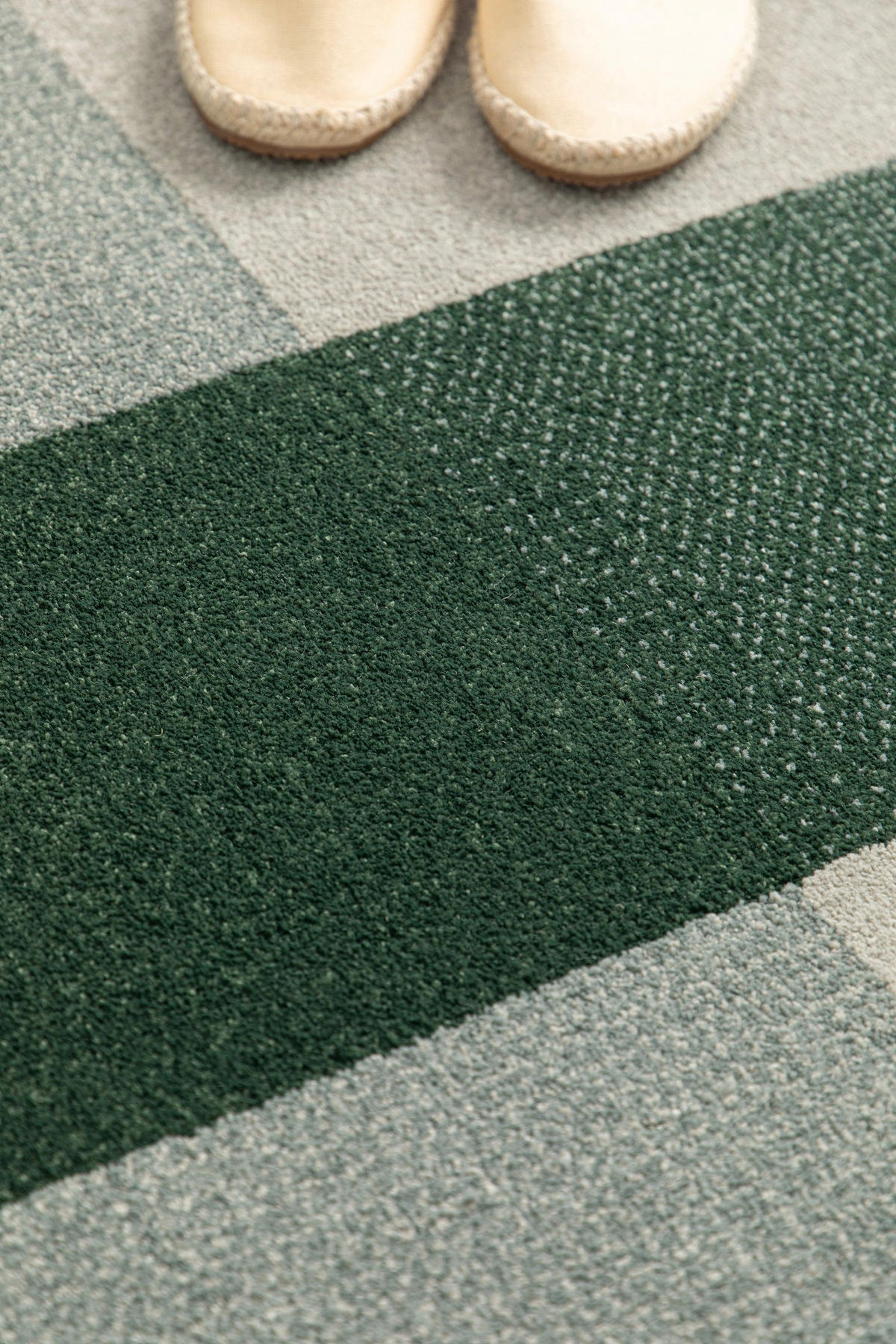 TEPPICH aus recycelten Fasern im Designstil grün - Grün, Textil (200/290cm) - AFK Living