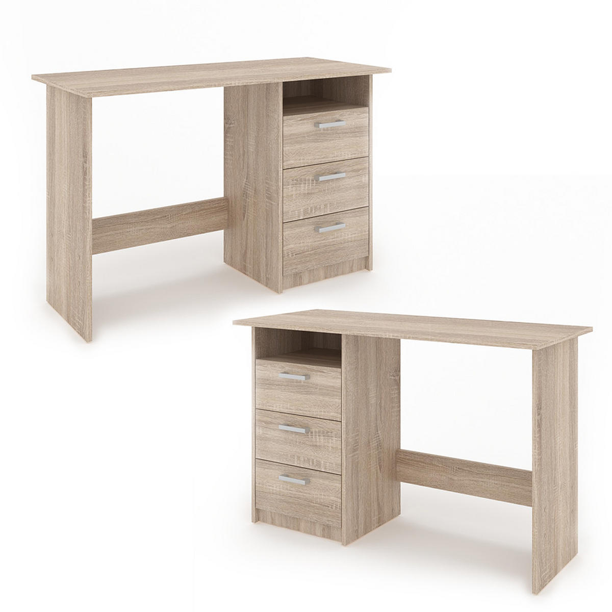 SCHREIBTISCH Meiko Sonoma 120 x 50 cm - Sonoma Eiche, Holzwerkstoff (50/120/76.6cm) - Vicco