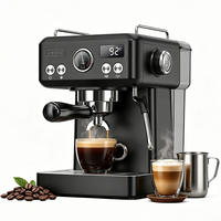 KAFFEEMASCHINE Multi-Kapsel 20 Bar, Espressoautomat Heiß- & Kalt-Modus - Schwarz, Metall (22.9/32/25.9cm) - BEXEVUE