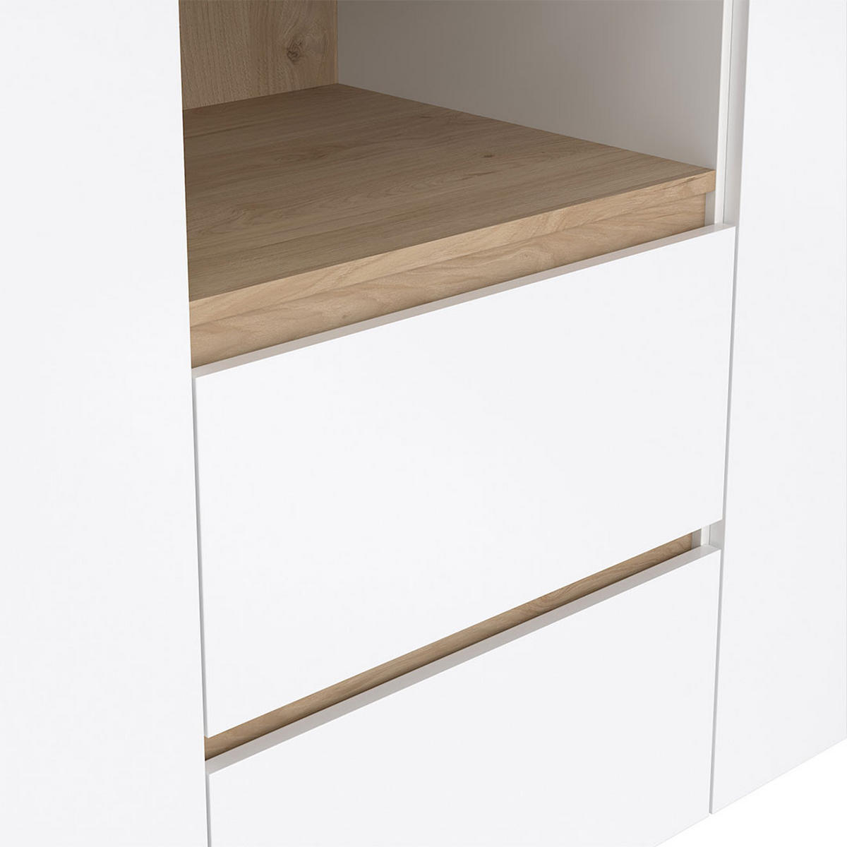 SIDEBOARD, Next, Eiche, Holzwerkstoff, 149 x 49 x 89 cm - Eichefarben, Holzwerkstoff (149/89/49cm) - ebuy24