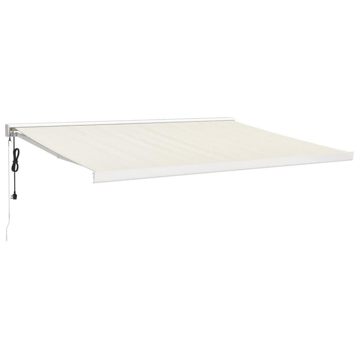 MARKISE Einziehbar Creme 4x3 m Stoff und Aluminium - Creme, Textil (400/300/400cm) - furnicato