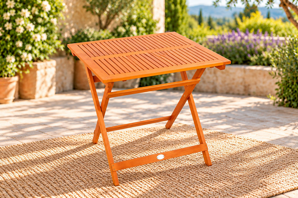 GARTENTISCH Linus - Braun, Holz (70/70/73cm) - Sedex