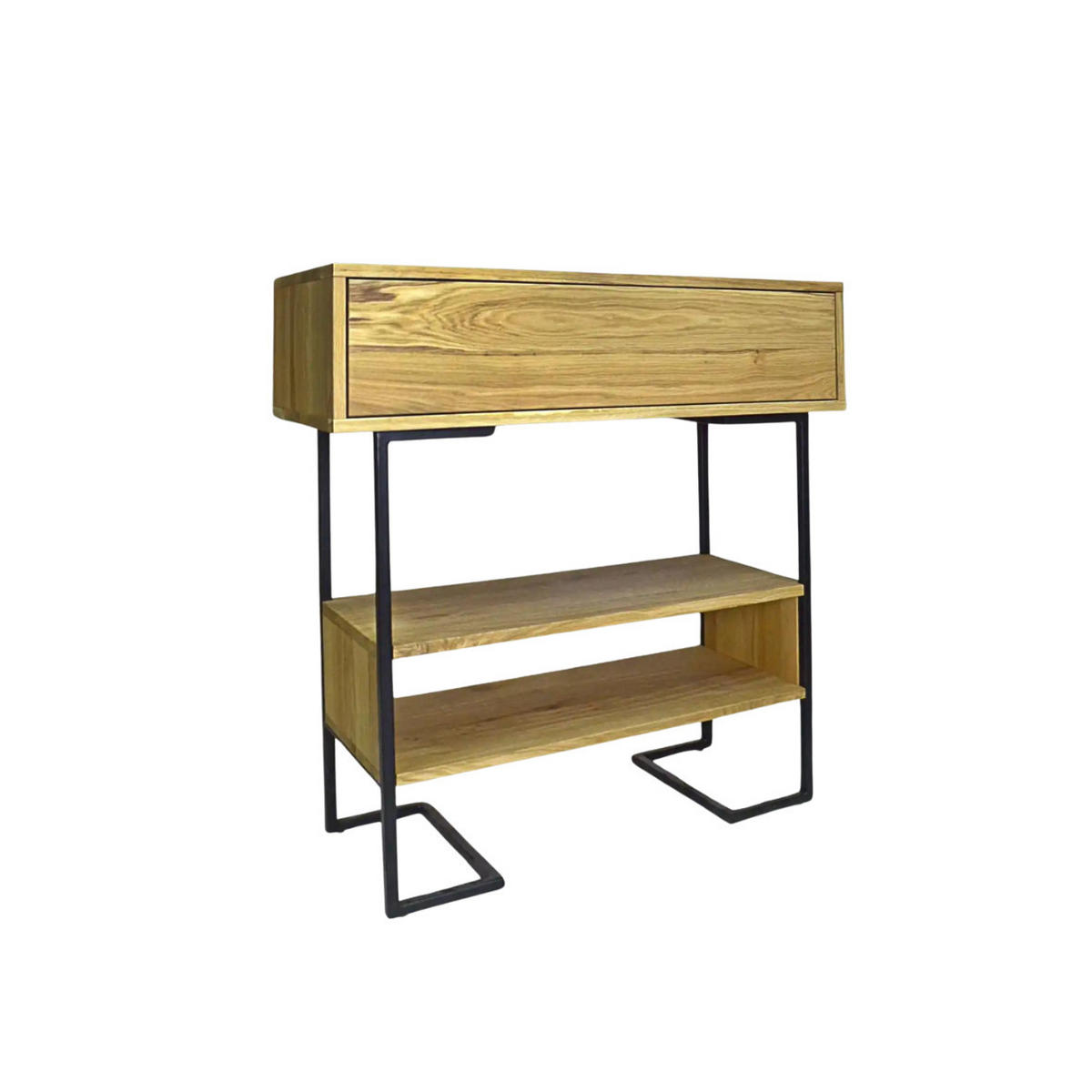 KONSOLENTISCH Beistelltisch für den Flur OLIMPIA - Eichefarben, Holz (100/100/40cm) - Rawood Furniture