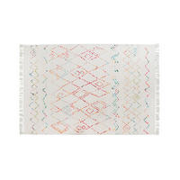 TEPPICH Weiß Bunt (120 x 180 x 0,7 cm) - Multicolor, Kunststoff (120/180cm) - DKD Home Decor