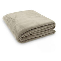 KUSCHELDECKE, 150x200 cm, 60% Baumwolle, 40% Polyacryl, Braun - Cappuccino, Naturmaterialien (150/200cm) - Zollner