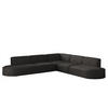 ECKSOFA Palma In Scala - Anthrazit, Holzwerkstoff/Textil (276/276cm) - Fun Möbel