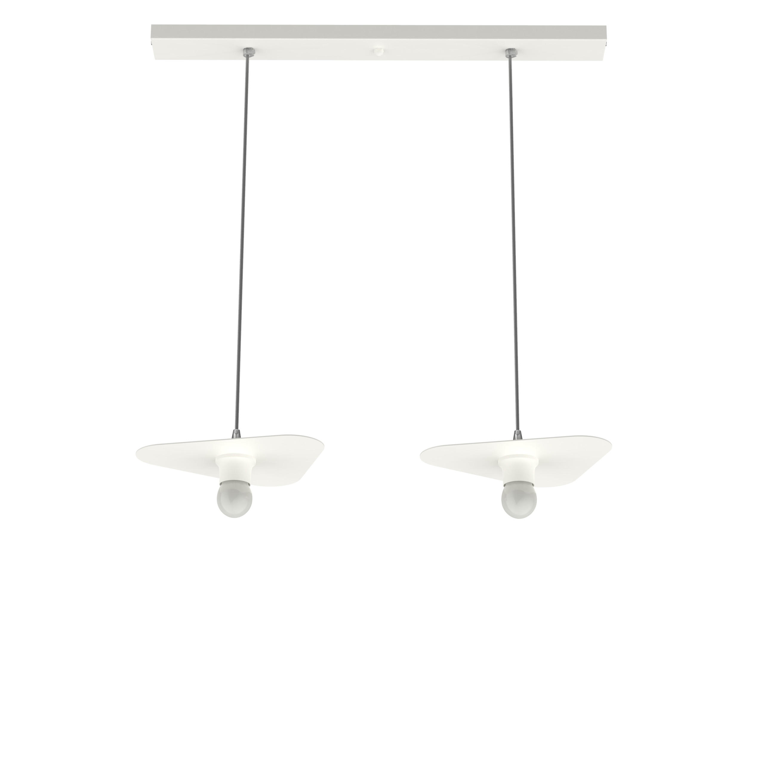 HÄNGELEUCHTE - Weiß, Metall (25/30/7cm) - Lumicom