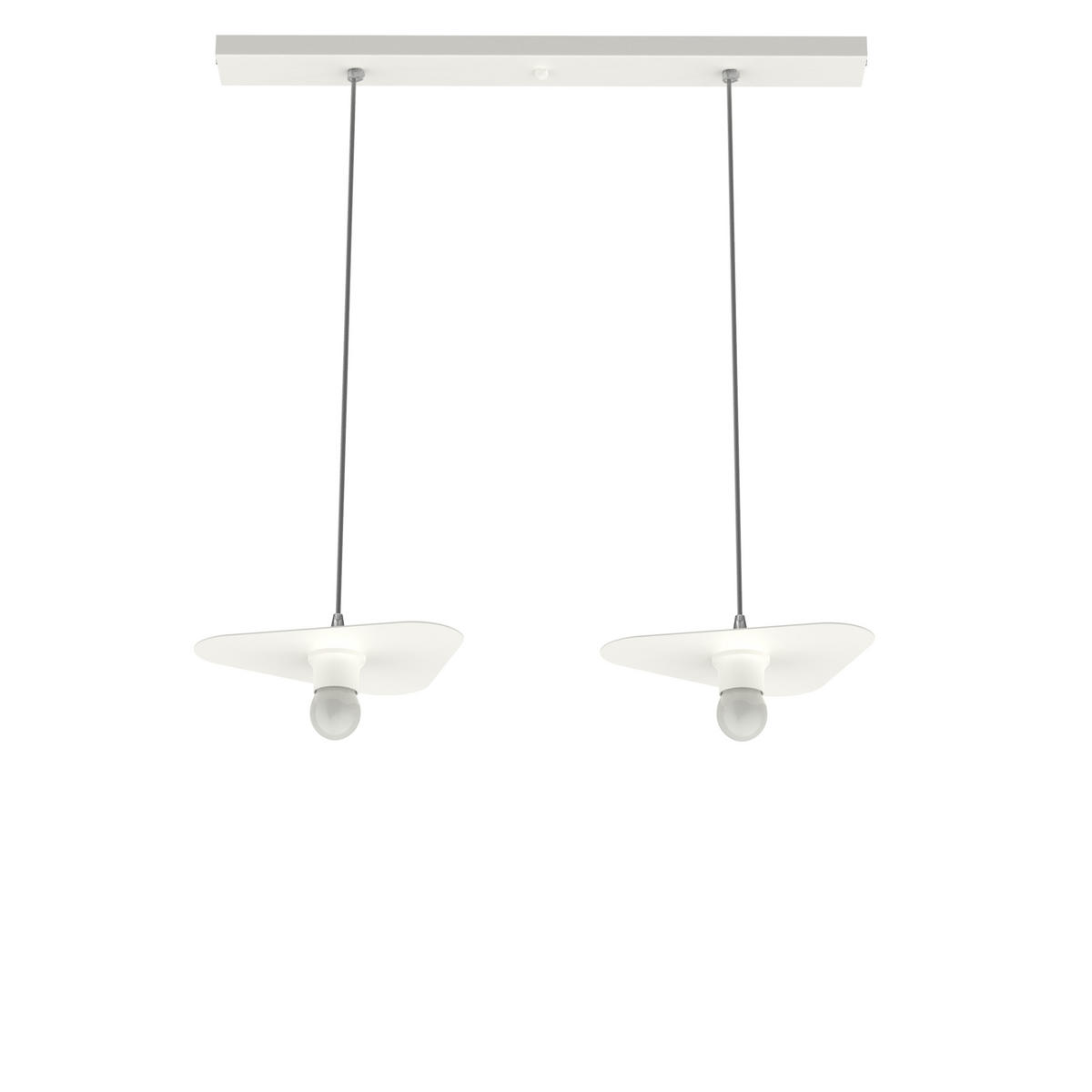 HÄNGELEUCHTE - Weiß, Metall (25/30/7cm) - Lumicom