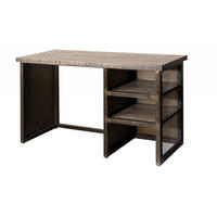 SCHREIBTISCH Mango122x52x76 braun lackiert HEAVY INDUSTRY #257 - Braun, Holz (52/122/76cm) - Massivmoebel24
